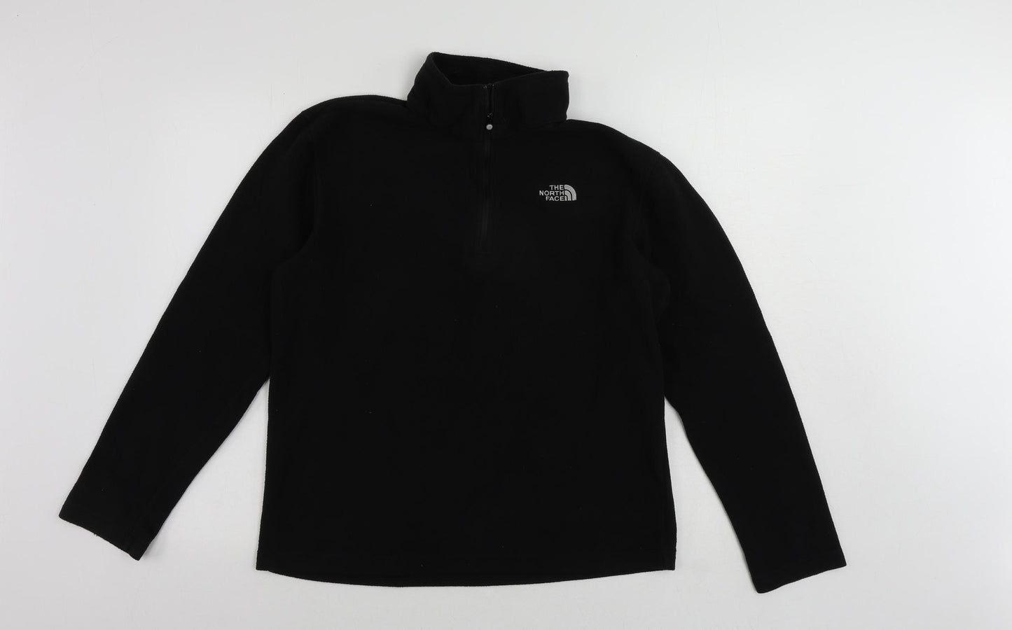 The North Face Mens Black Polyester Pullover Sweatshirt Size M - Logo