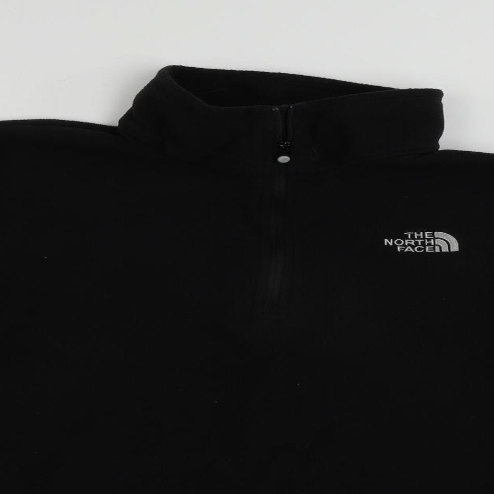 The North Face Mens Black Polyester Pullover Sweatshirt Size M - Logo