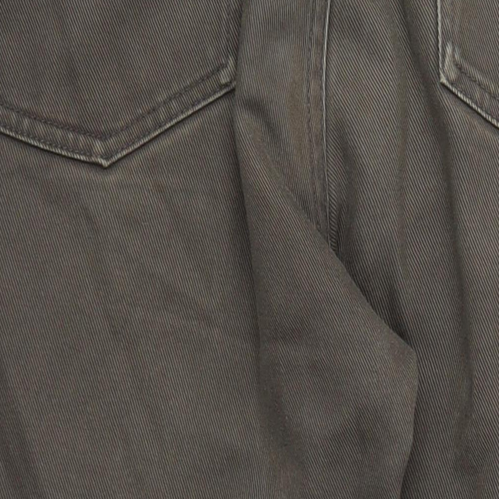 Blue Harbour Mens Brown Cotton Bootcut Jeans Size 36 in L29 in Regular Zip - Pockets