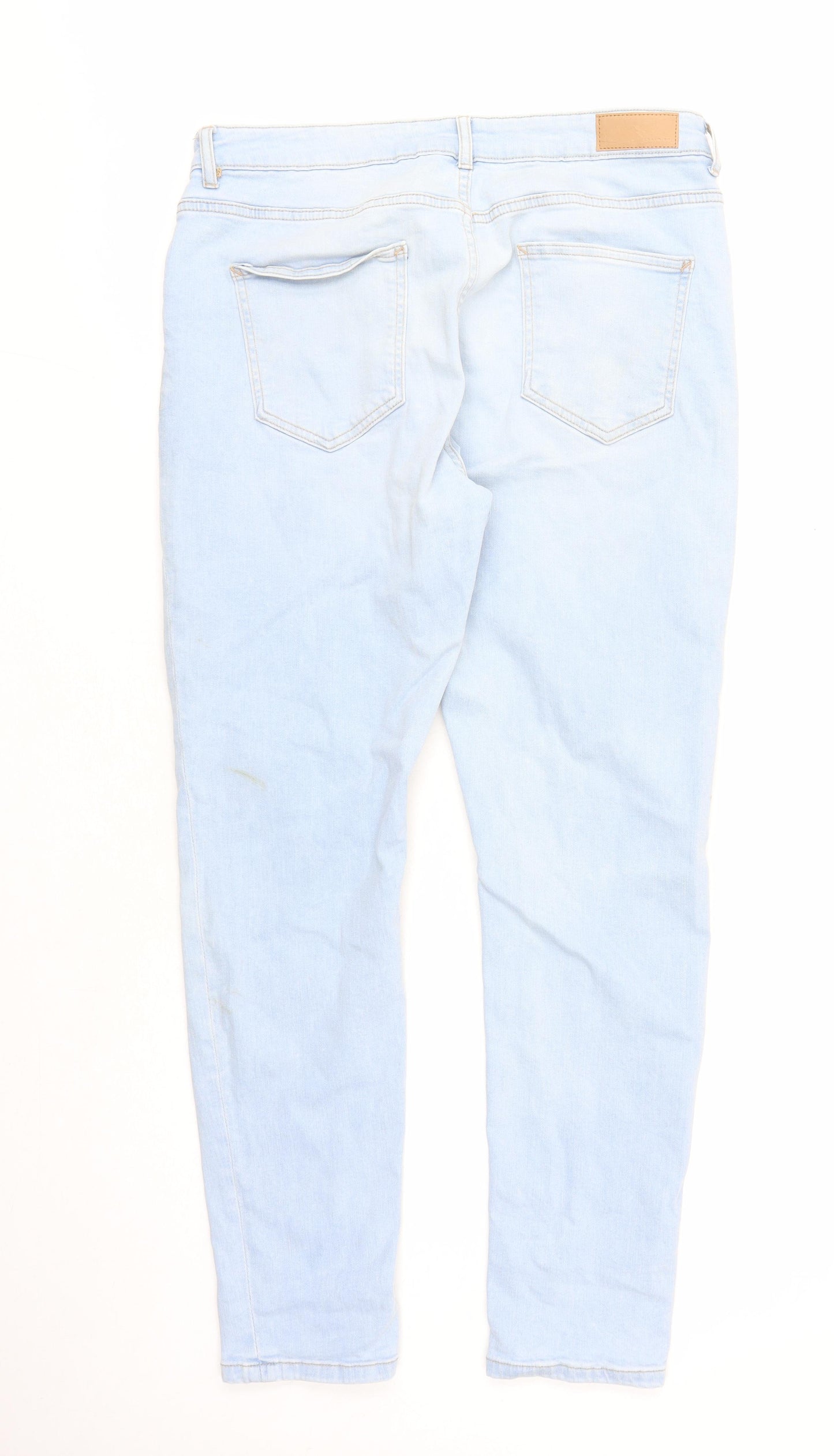 Denim & Co. Mens Blue Cotton Skinny Jeans Size 36 in L30 in Regular Zip - Pockets