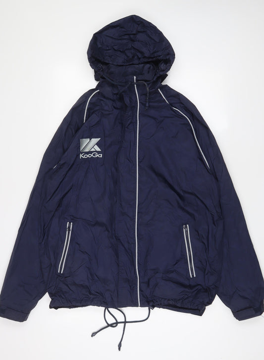 Kooga Mens Blue Jacket Size L Zip