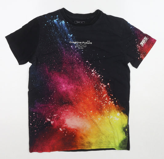 NEXT Boys Multicoloured Cotton Basic T-Shirt Size 12 Years Round Neck Pullover - Creative Future