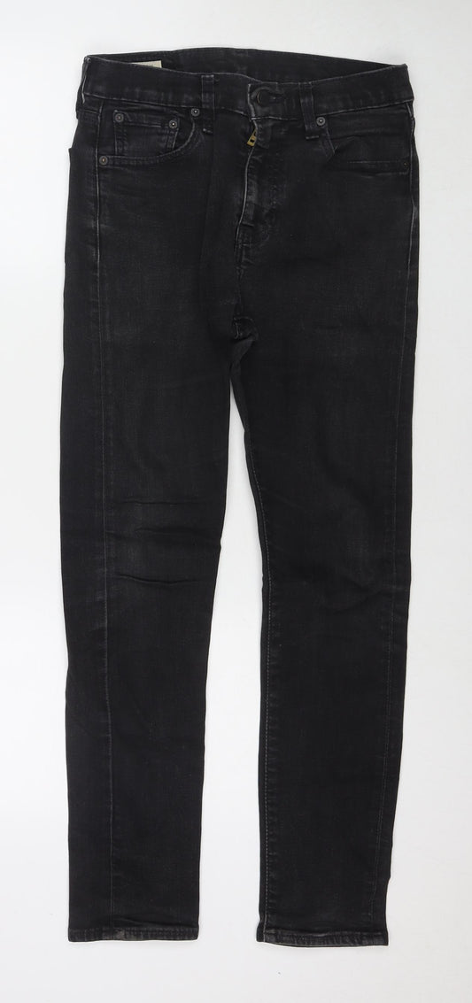 Levi's Mens Blue Cotton Skinny Jeans Size 30 in L30 in Regular Zip