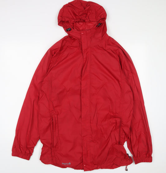 Regatta Mens Red Jacket Coat Size L Zip