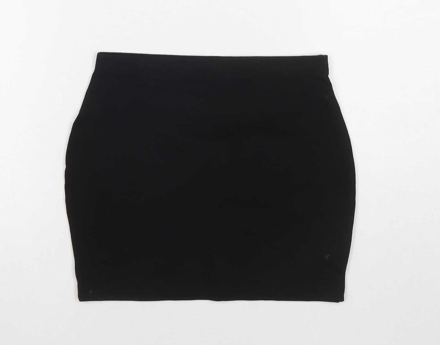 ASOS Womens Black Cotton Mini Skirt Size 6