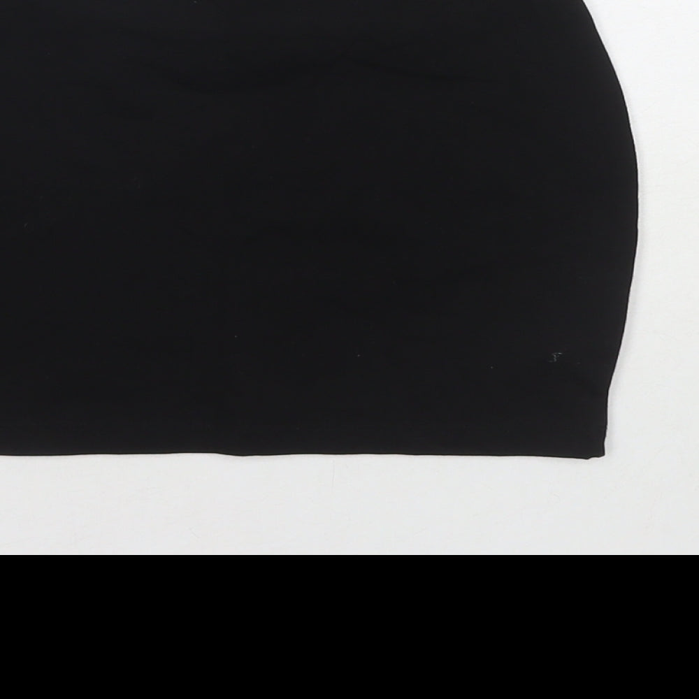 ASOS Womens Black Cotton Mini Skirt Size 6