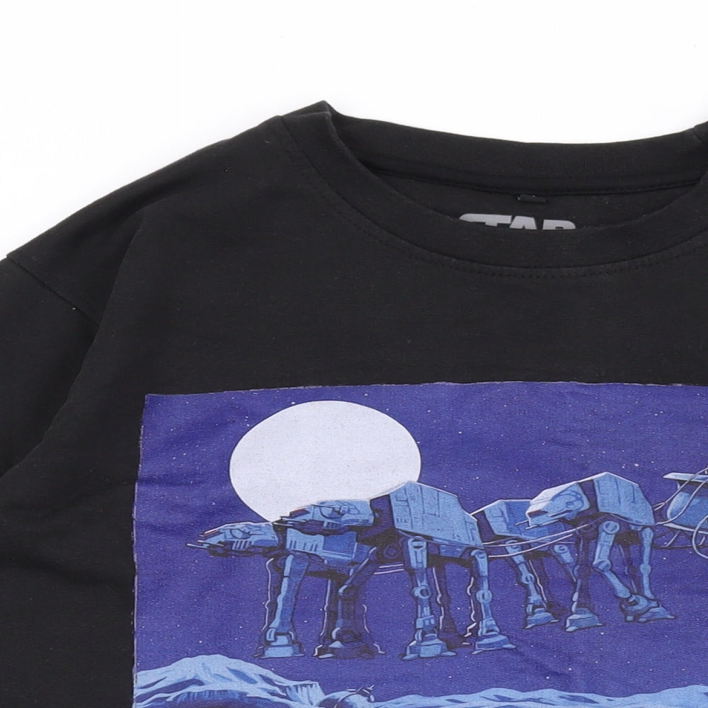 Star Wars Mens Black Cotton Pullover Sweatshirt Size M - Christmas