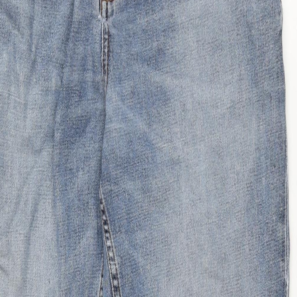 NEXT Mens Blue Cotton Straight Jeans Size 36 in L31 in Regular Zip