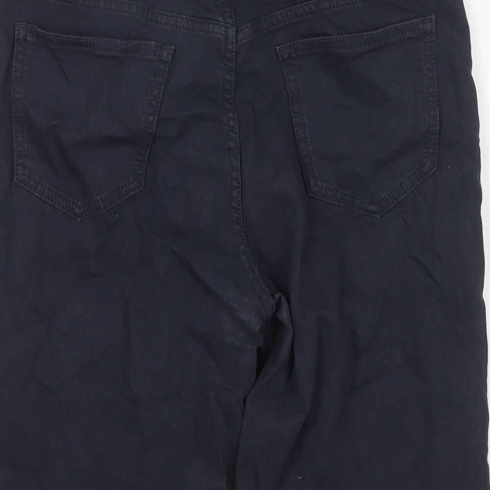 Fat Face Womens Grey Cotton Bermuda Shorts Size 10 L10 in Regular Zip