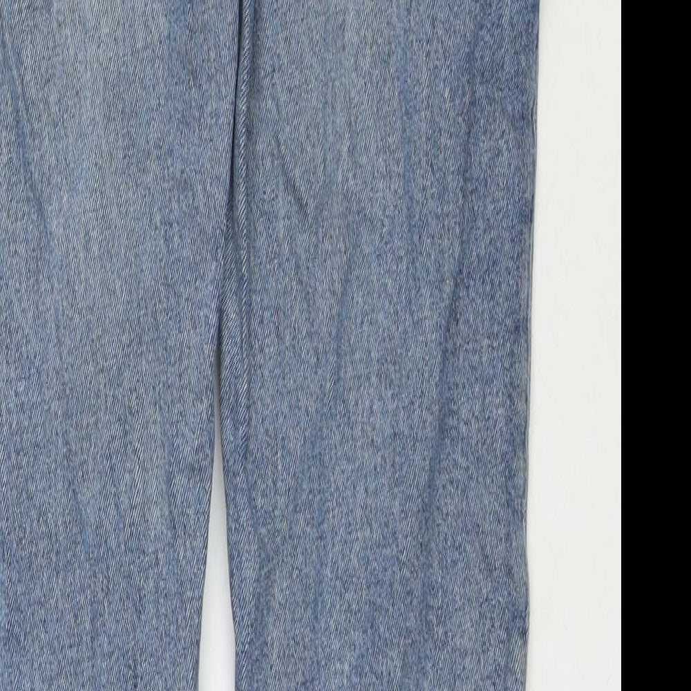 ASOS Mens Blue Cotton Skinny Jeans Size 30 in L32 in Regular Zip