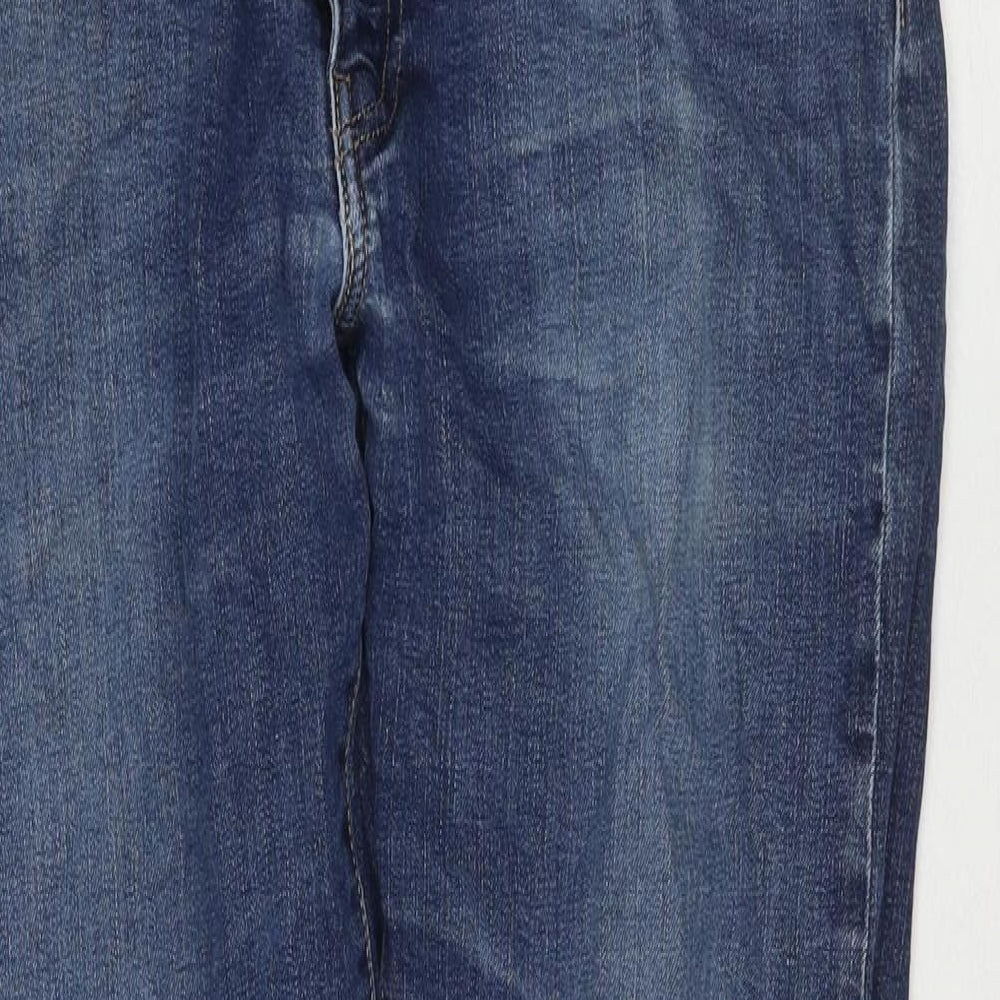 Levi's Mens Blue Cotton Straight Jeans Size 36 in L30 in Regular Zip