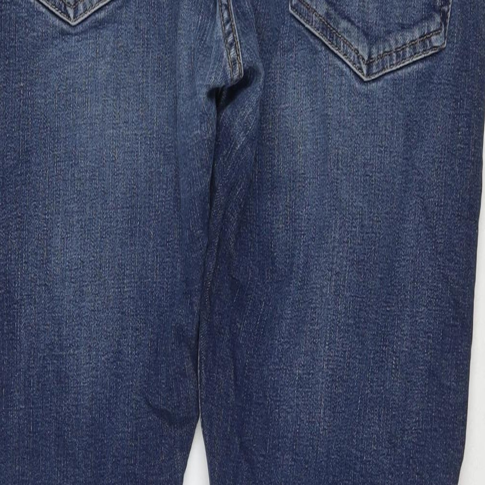 Levi's Mens Blue Cotton Straight Jeans Size 36 in L30 in Regular Zip