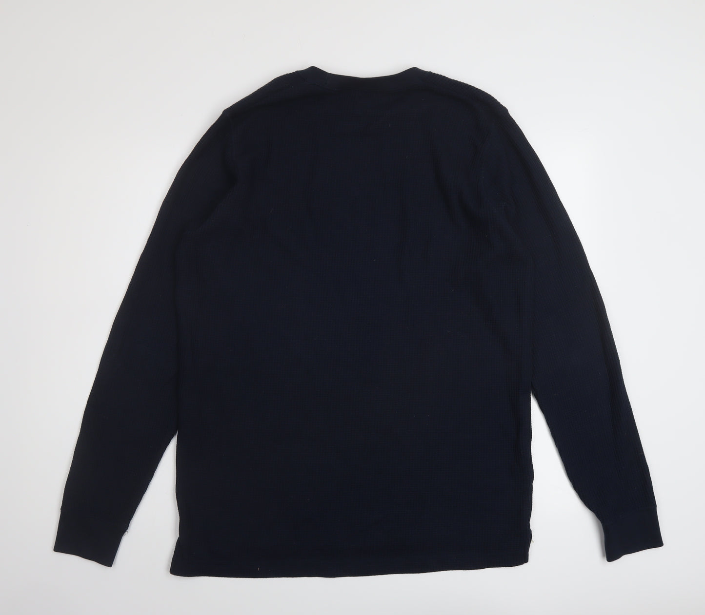 Uniqlo Mens Blue Cotton Pullover Sweatshirt Size M