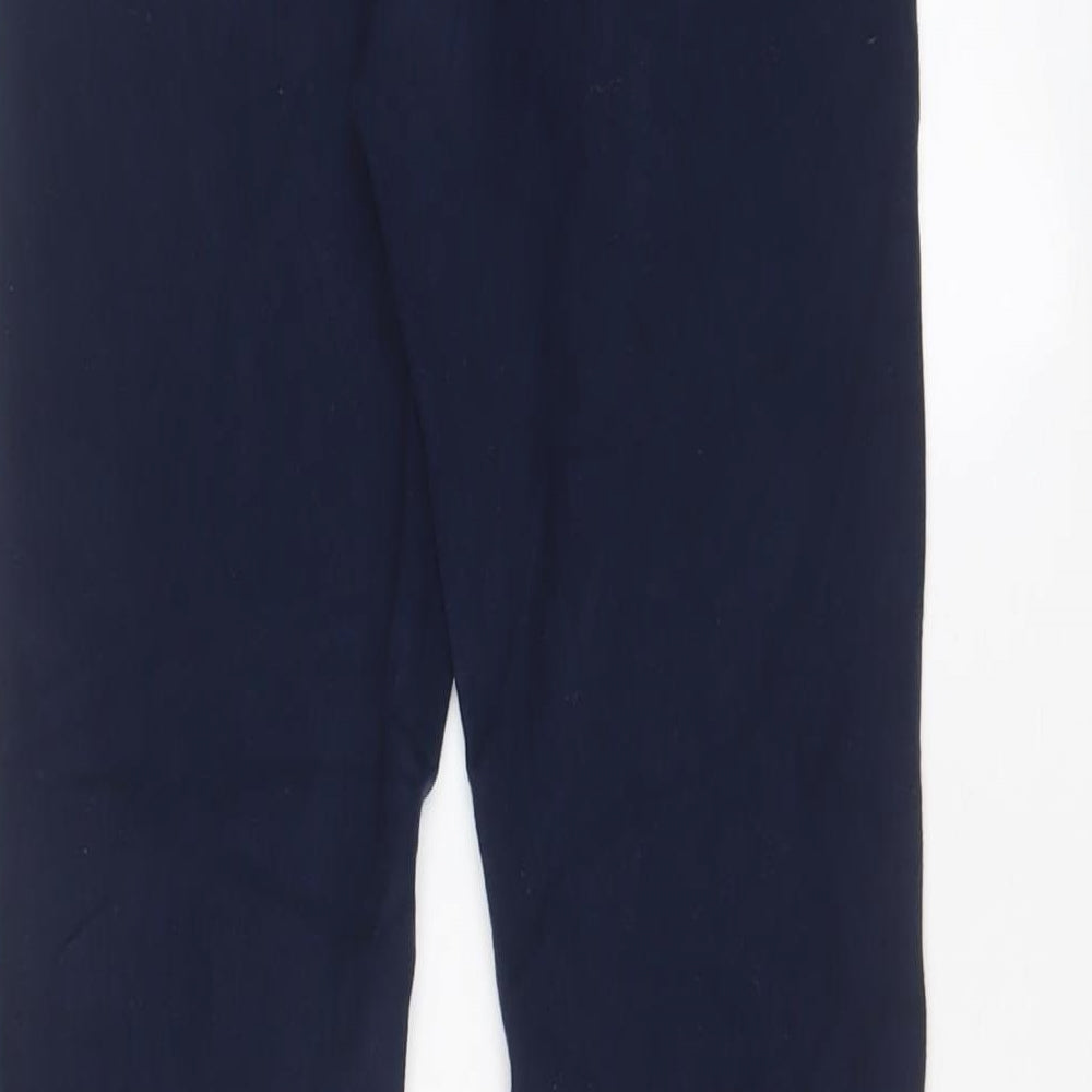 Marks and Spencer Womens Blue Vinyl Capri Leggings Size 8 L28 in