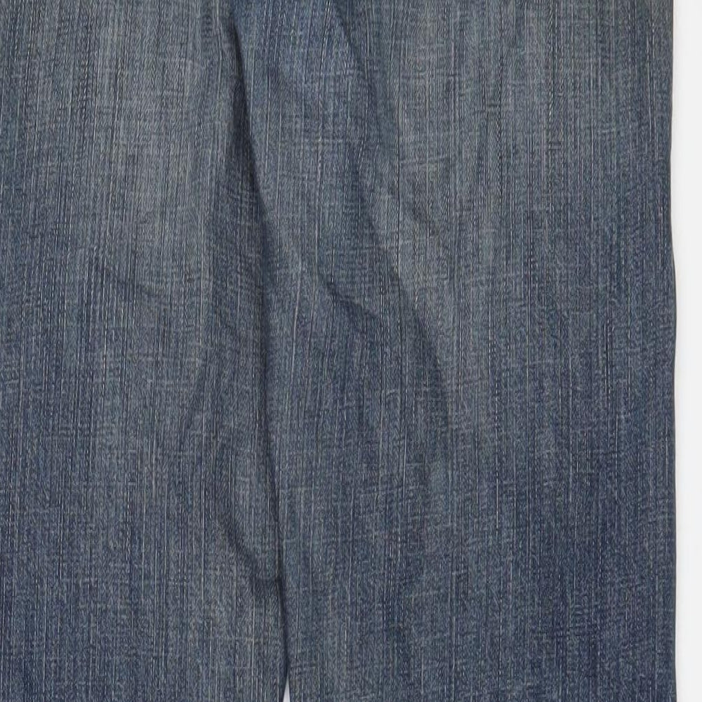 Levi's Mens Blue Cotton Straight Jeans Size 30 in L30 in Regular Zip