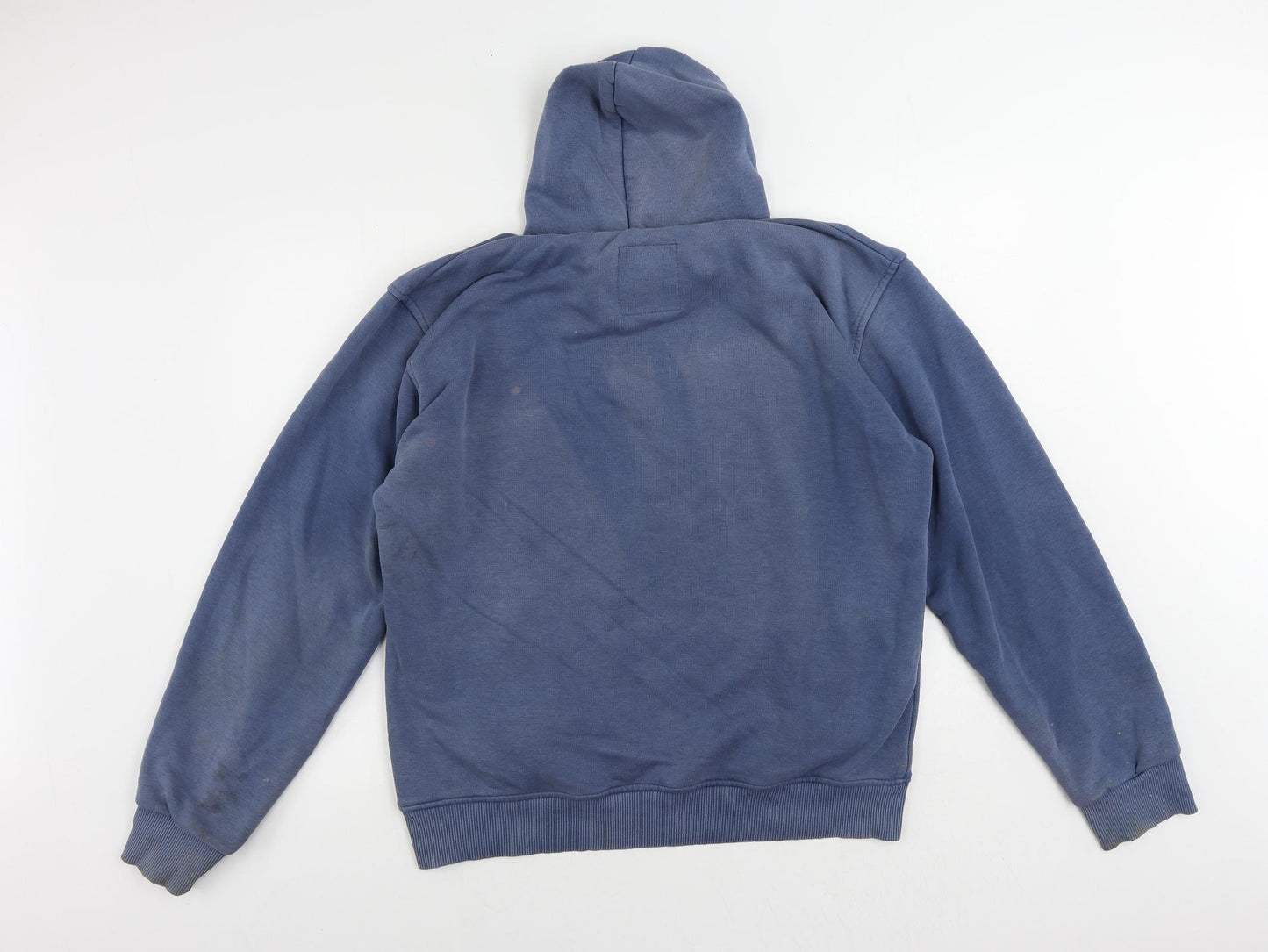 VANS Mens Blue Cotton Pullover Hoodie Size XL - Vintage