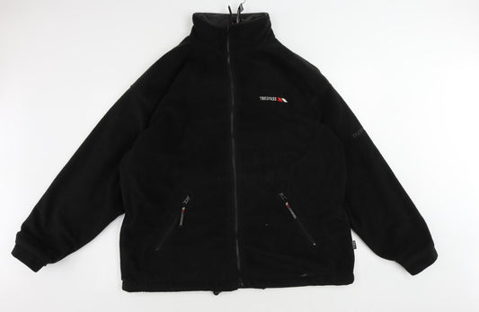 Trespass Mens Black Jacket Size XL Zip - Zipped Pockets