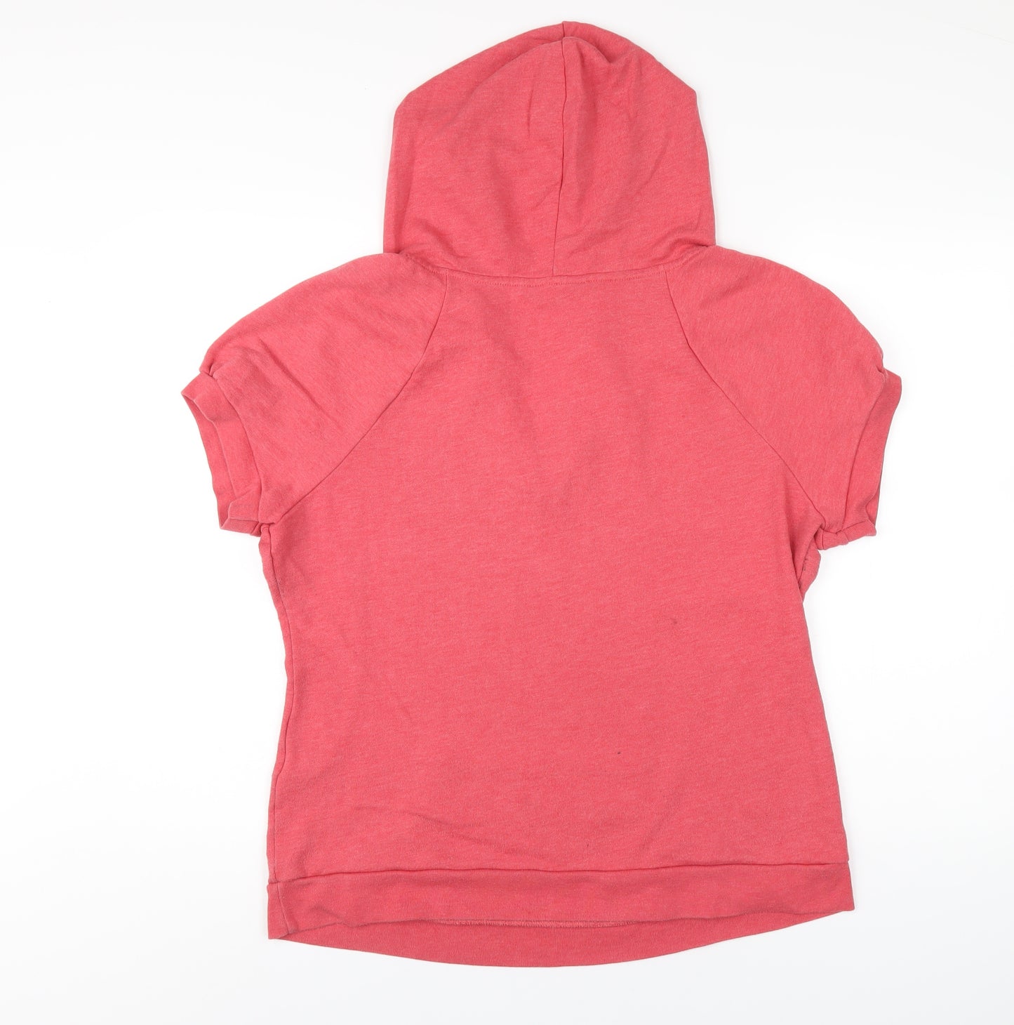 Dorothy Perkins Womens Pink Cotton Pullover Hoodie Size 18 Pullover