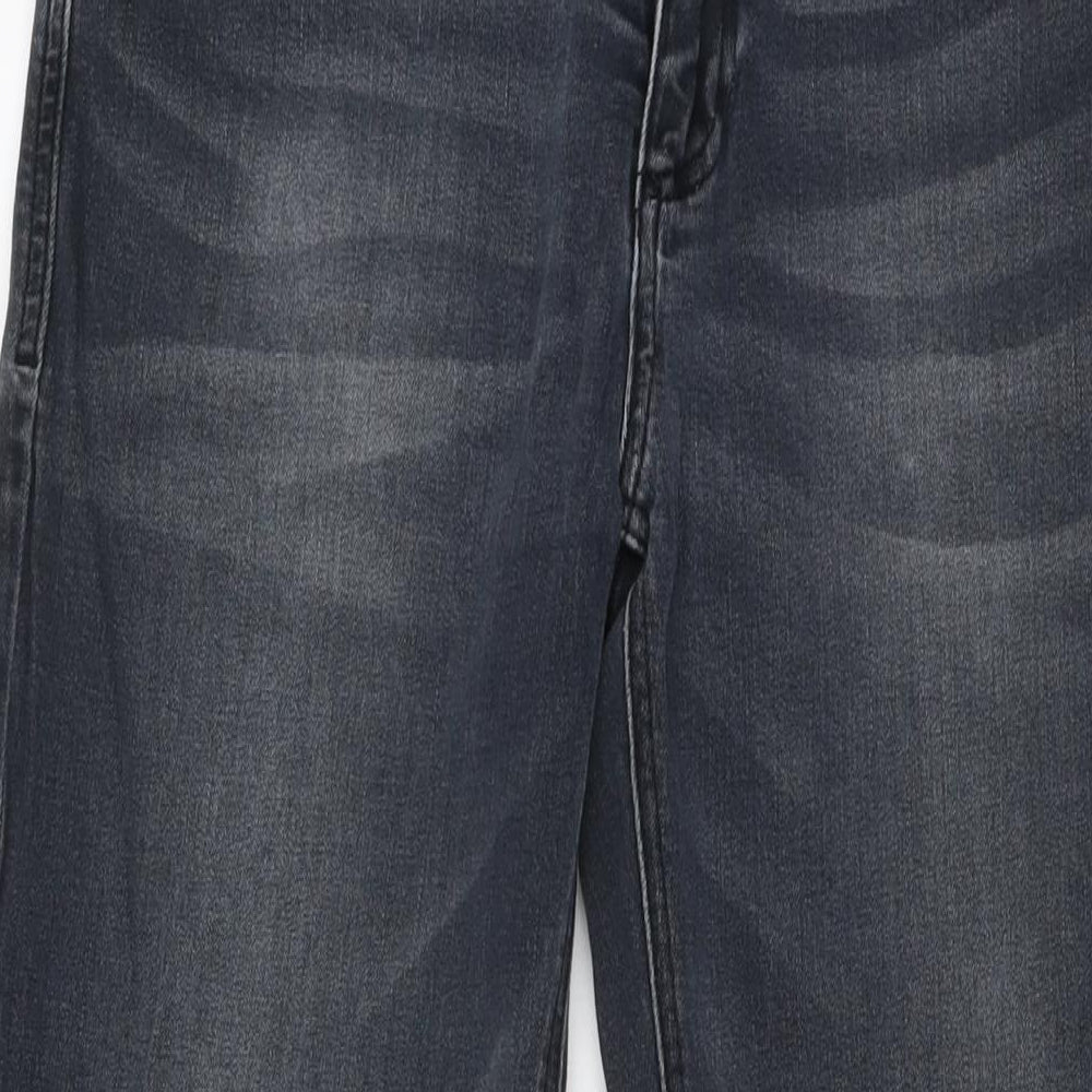 NEXT Mens Blue Cotton Straight Jeans Size 30 in L30 in Regular Button