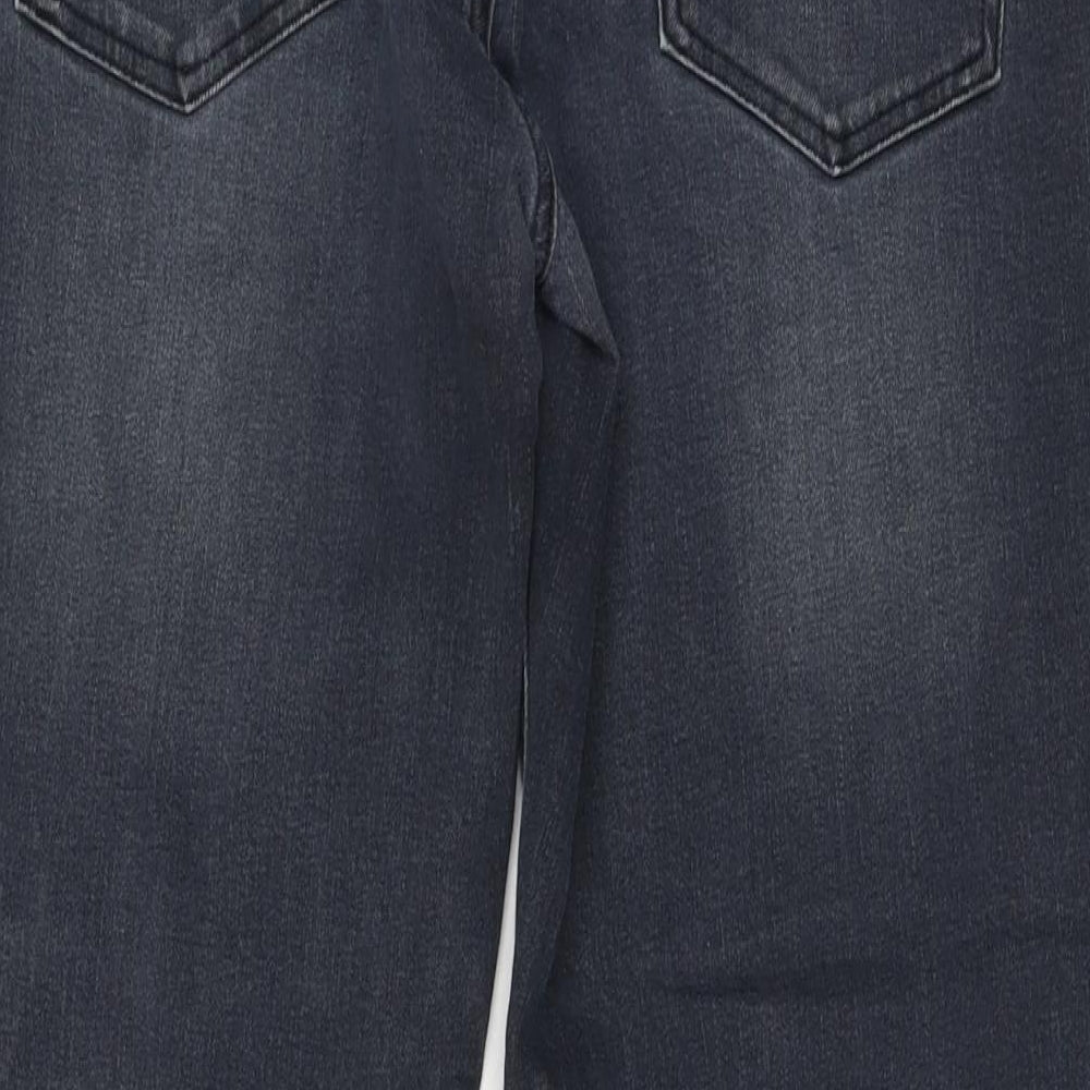 NEXT Mens Blue Cotton Straight Jeans Size 30 in L30 in Regular Button