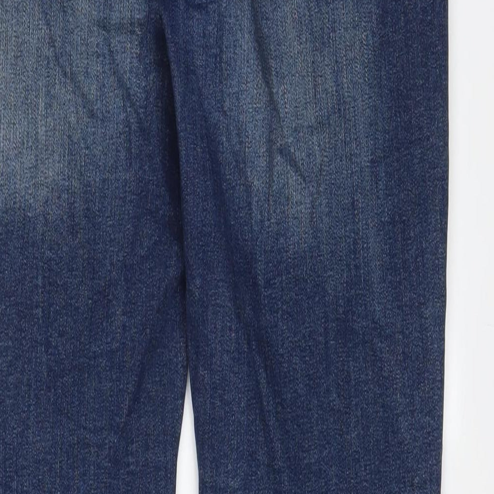 Denim & Co. Mens Blue Cotton Skinny Jeans Size 30 in L32 in Regular Button