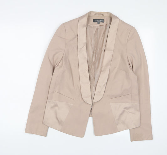 Limited Collection Womens Beige Jacket Size 10 - Open