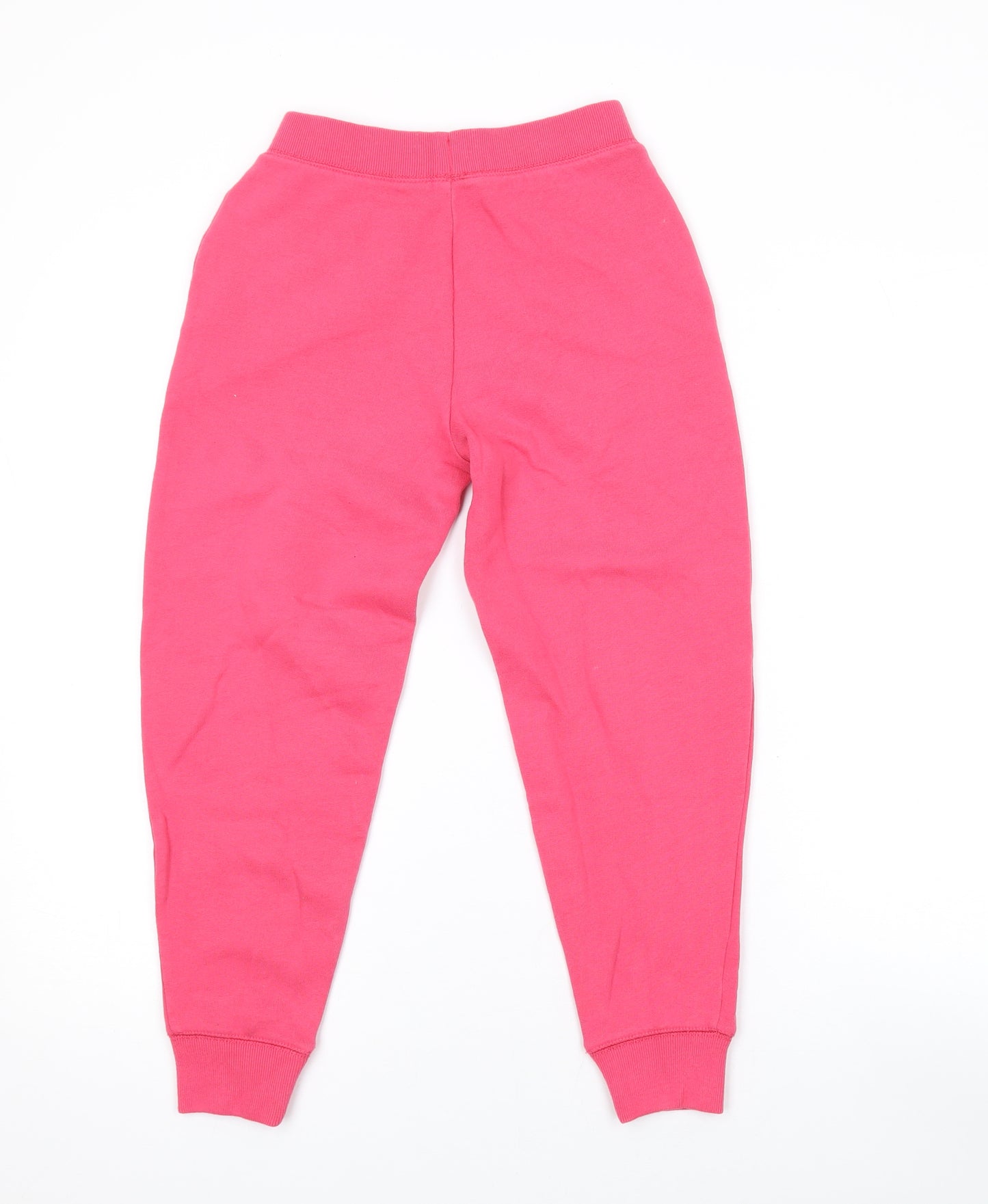 Polo Ralph Lauren Womens Pink Cotton Jogger Trousers Size M L21 in Regular Drawstring