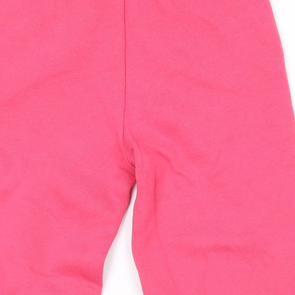 Polo Ralph Lauren Womens Pink Cotton Jogger Trousers Size M L21 in Regular Drawstring