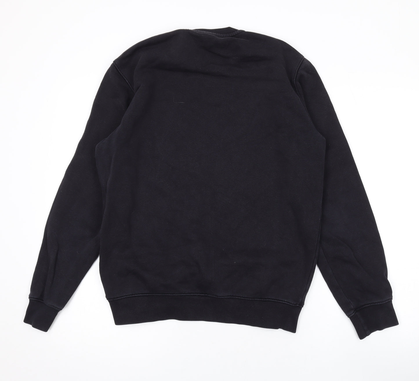 Champion Mens Black Cotton Pullover Sweatshirt Size M