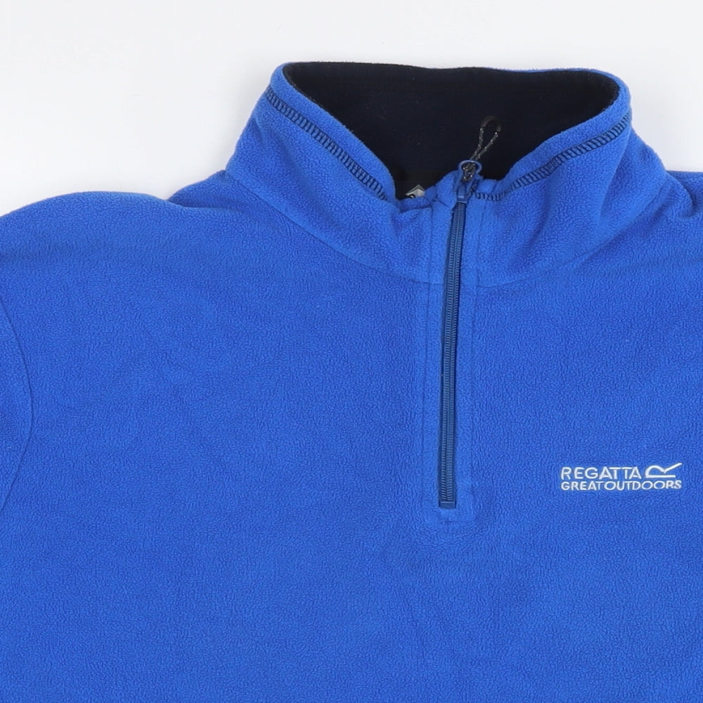 Regatta Mens Blue Polyester Pullover Sweatshirt Size M