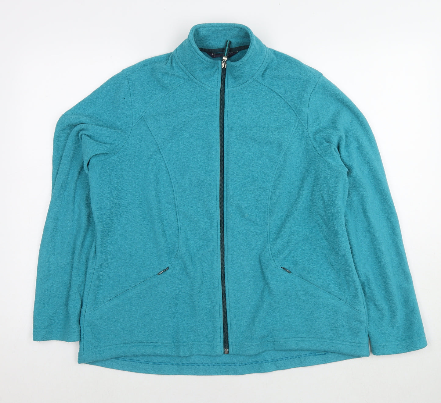 Marks and Spencer Womens Blue Jacket Size 18 Zip