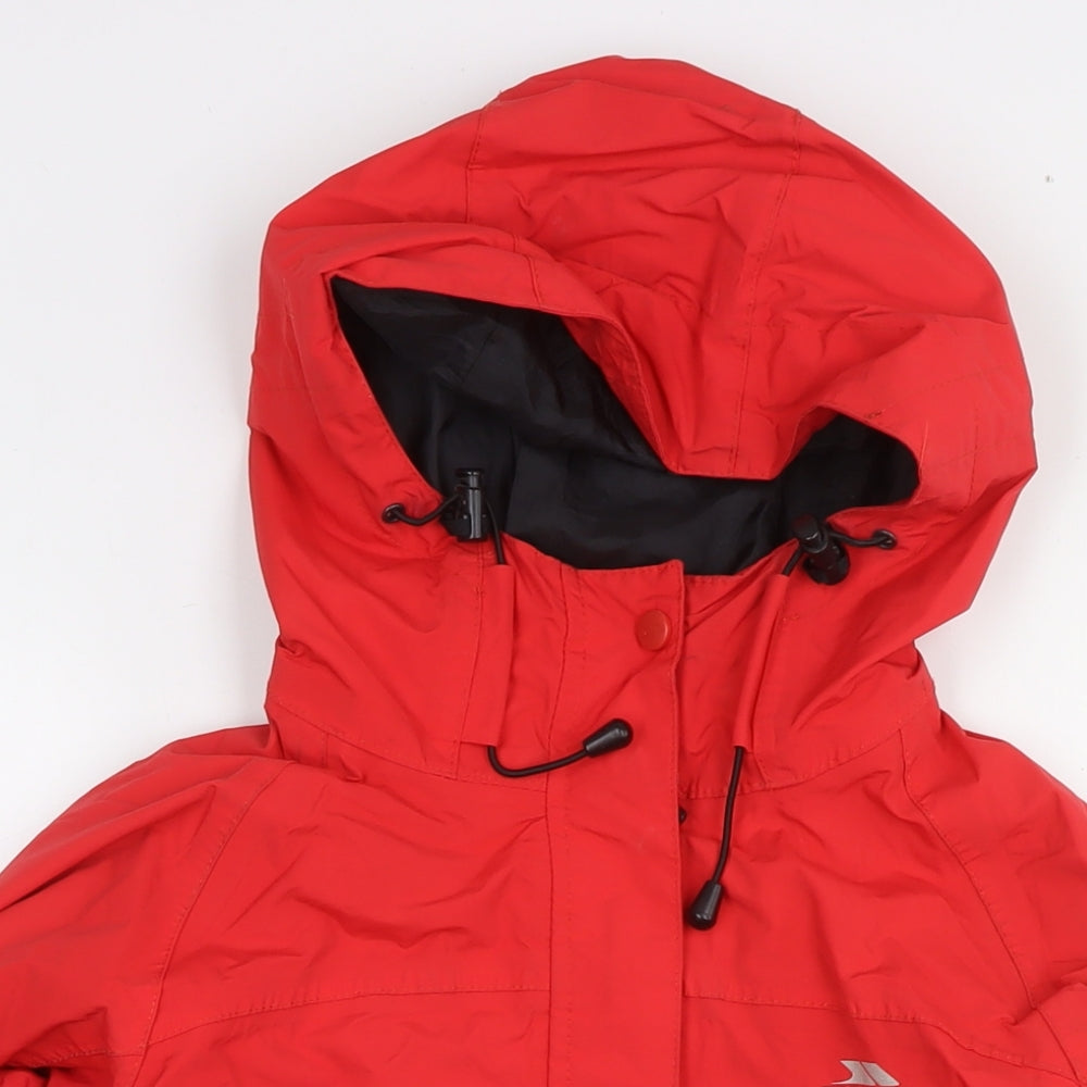 Trespass Womens Red Jacket Size S Zip