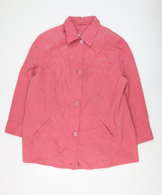 Cotswold Womens Pink Jacket Size 22 Button