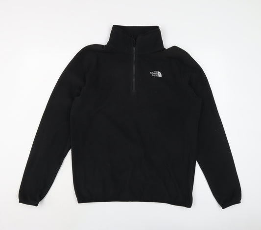 The North Face Mens Black Polyester Pullover Sweatshirt Size M