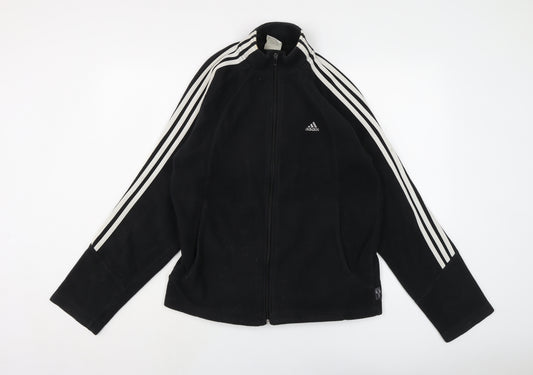 adidas Womens Black Jacket Size M Zip