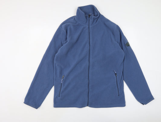 Atlas Mens Blue Jacket Size L Zip