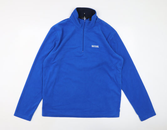 Regatta Mens Blue Polyester Pullover Sweatshirt Size L