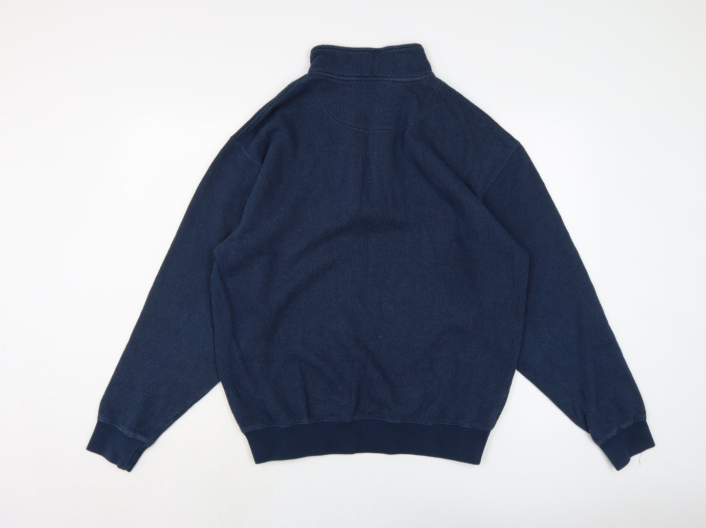 Orvis Mens Blue Cotton Pullover Sweatshirt Size M