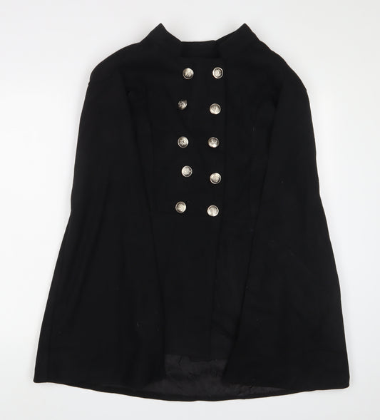 Jeykay Womens Black Jacket Size M Button