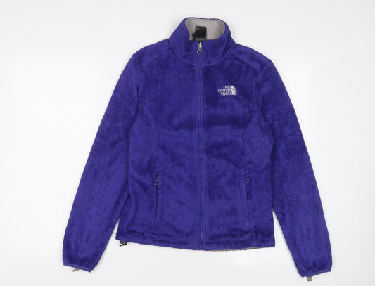 The North Face Womens Purple Jacket Size XS Zip - Logo, Embroidered