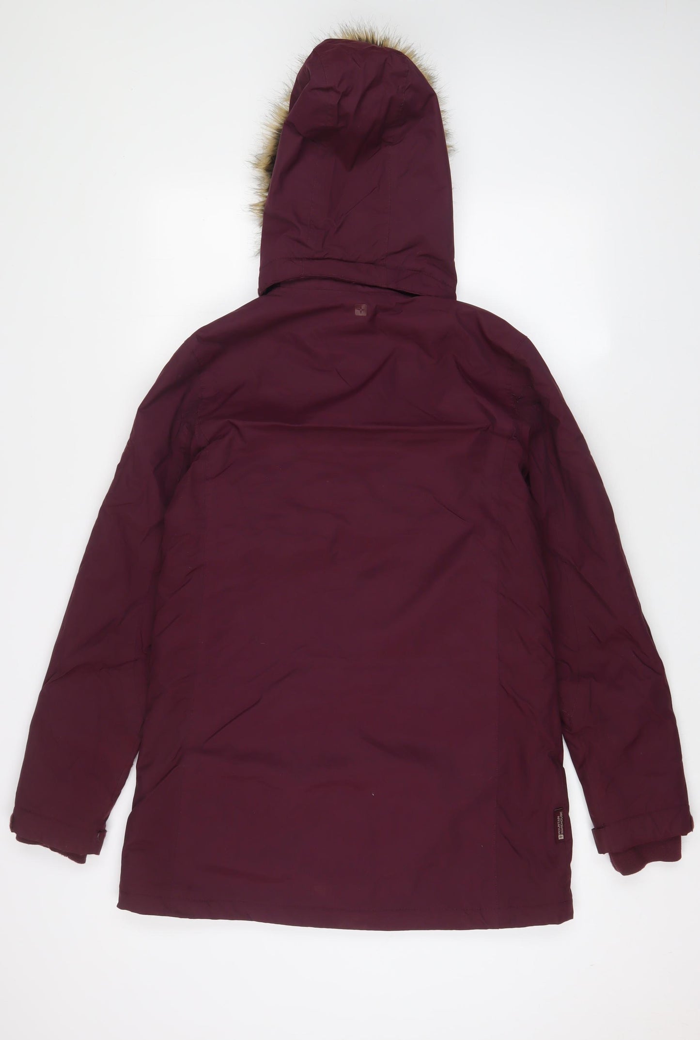 Mountain Warehouse Womens Purple Parka Coat Size 10 Zip - Pockets