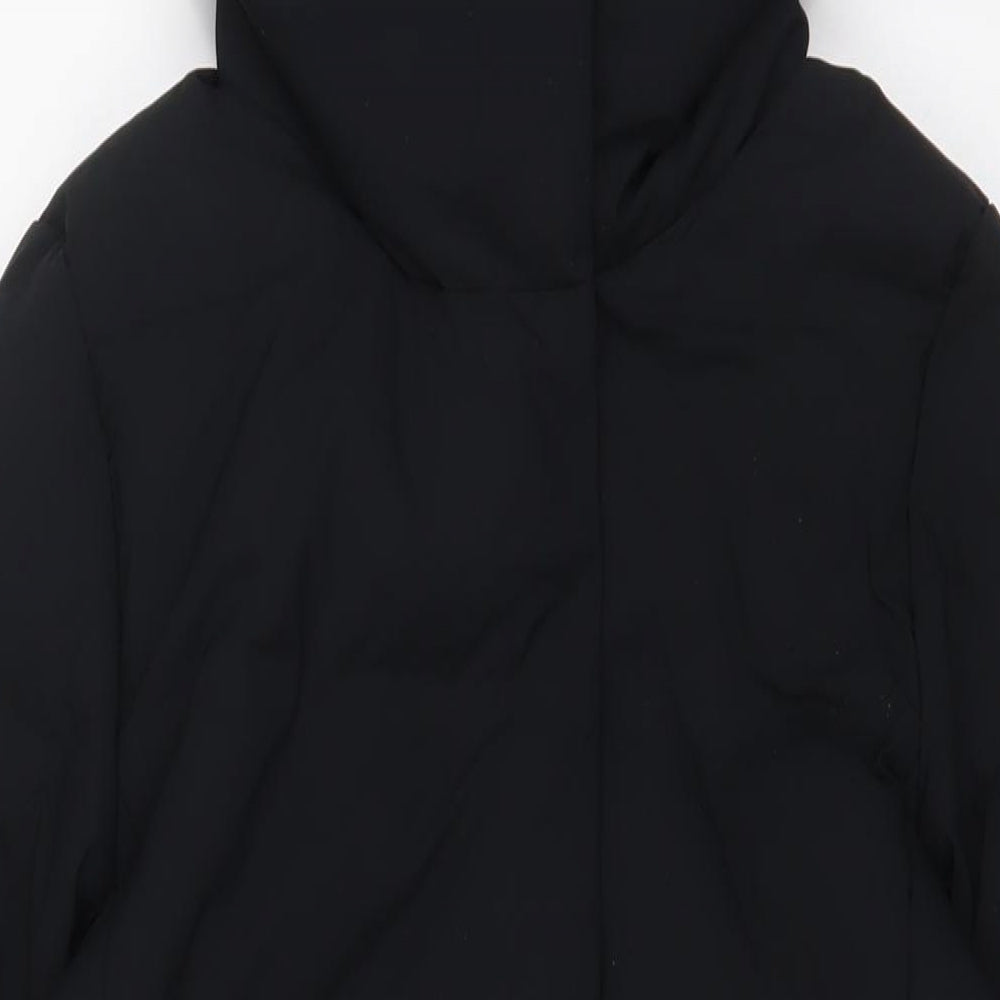 Uniqlo Womens Black Quilted Coat Size XS Zip - Zip Pockets