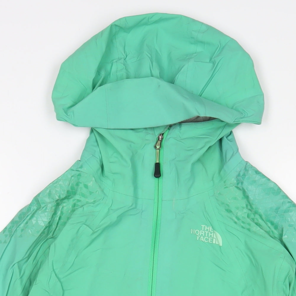 The North Face Womens Green Jacket Size S Zip - Zip Pockets