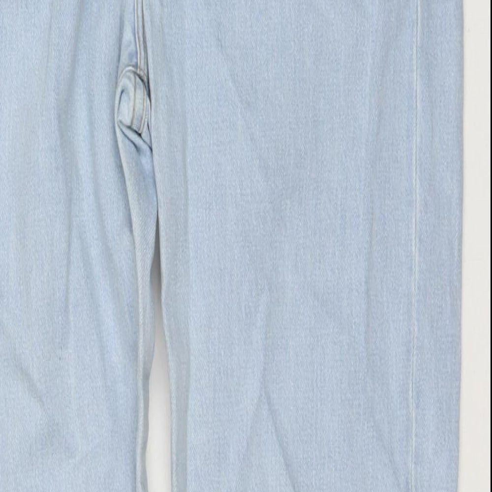 Paul Smith Mens Blue Cotton Straight Jeans Size 36 in L31 in Regular Zip