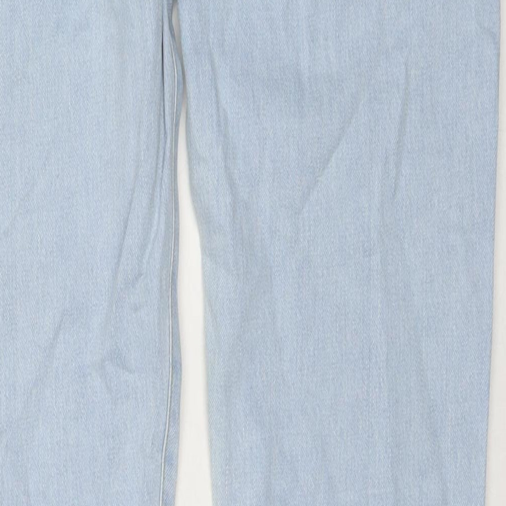 Paul Smith Mens Blue Cotton Straight Jeans Size 36 in L31 in Regular Zip