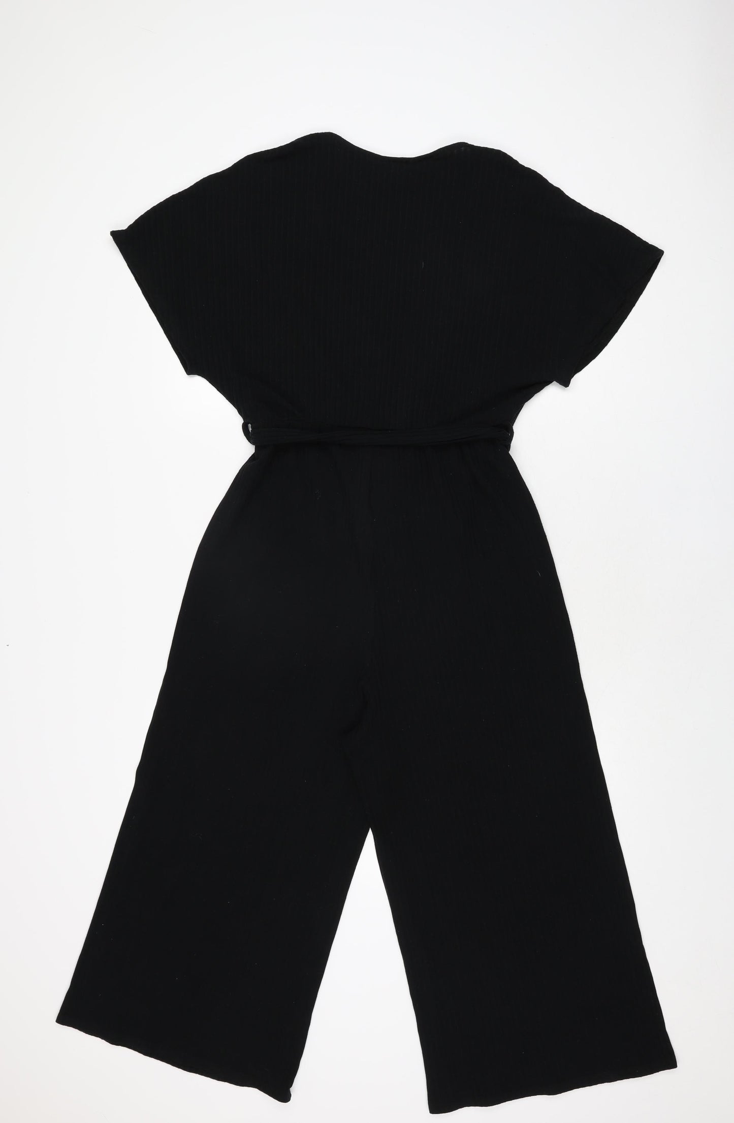 New Look Womens Black Polyester Jumpsuit One-Piece Size 12 L22 in Pullover