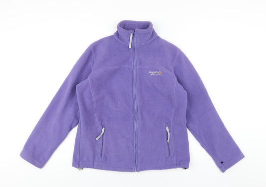 Regatta Womens Purple Jacket Size 12 Zip