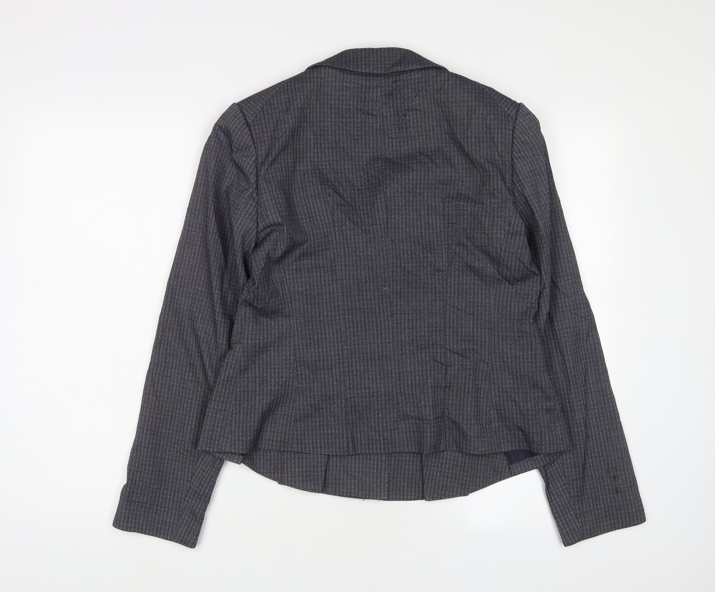 Jasper Conran Womens Blue Jacket Blazer Size 12 Button - Pockets