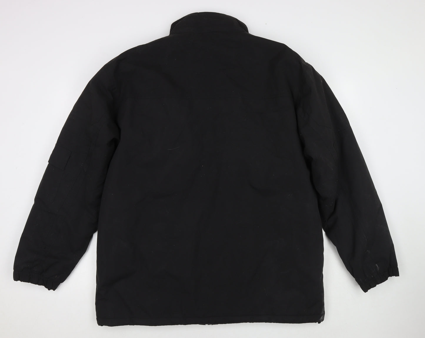 Paul Berman Mens Black Jacket Size L Zip