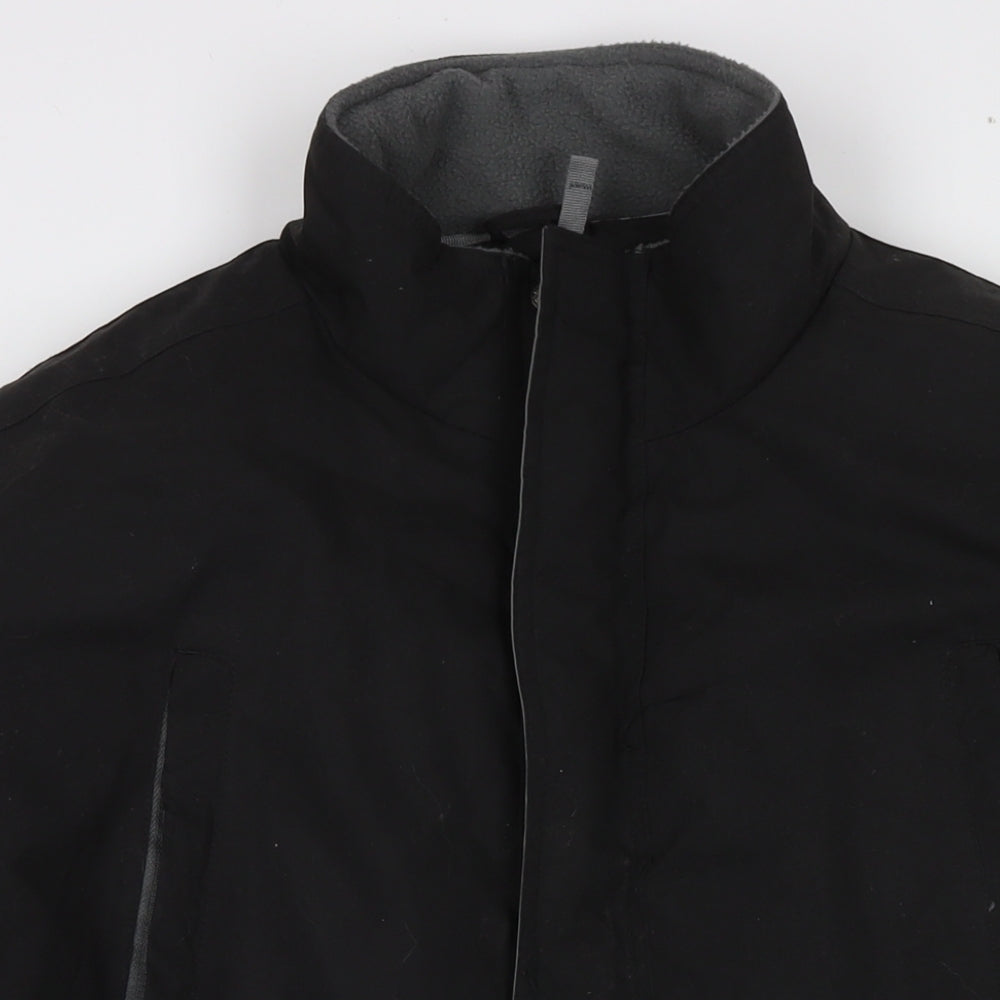 Paul Berman Mens Black Jacket Size L Zip